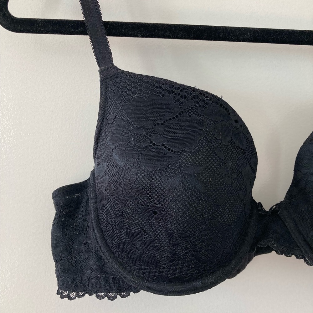 Savage x Fenty Black Lace Bra